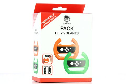 Pack 2 Volants Orange Et Vert Compatibles Switch